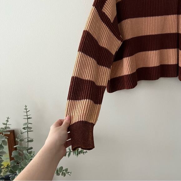 Free People Just My Stripe Slouchy Sweater - Picture 8 of 10